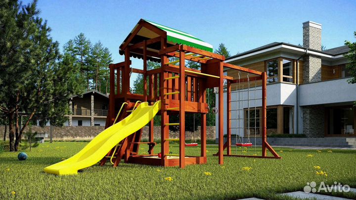 Новый детский спортивный комплекс для дачи