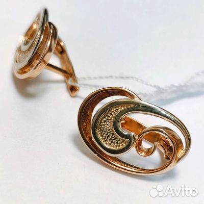 Золотые серьги