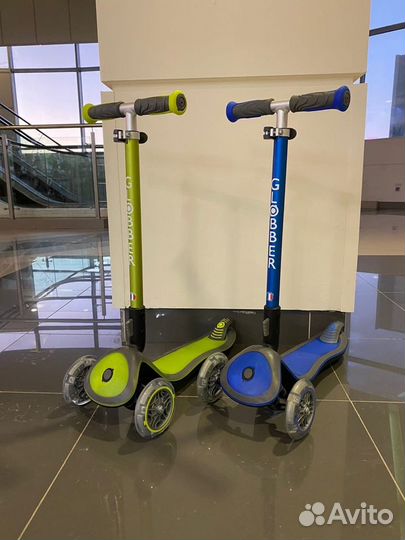 Самокат детский Globber светящиеся колеса