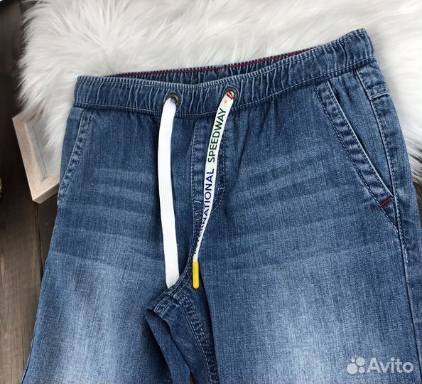 Джинсы на резинке для мальчика Италия