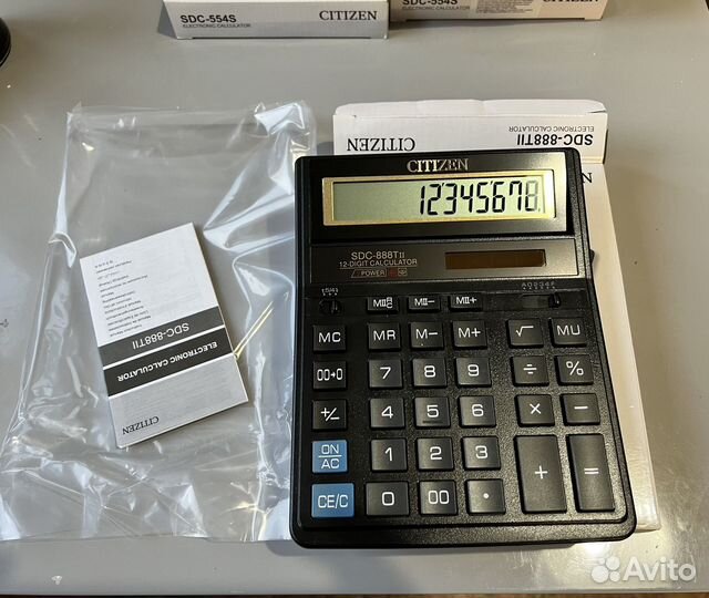 Калькулятор citizen sdc-888tll