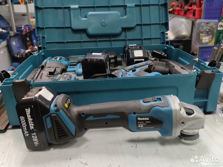 Аккумуляторный инструмент makita 5 шт АКБ