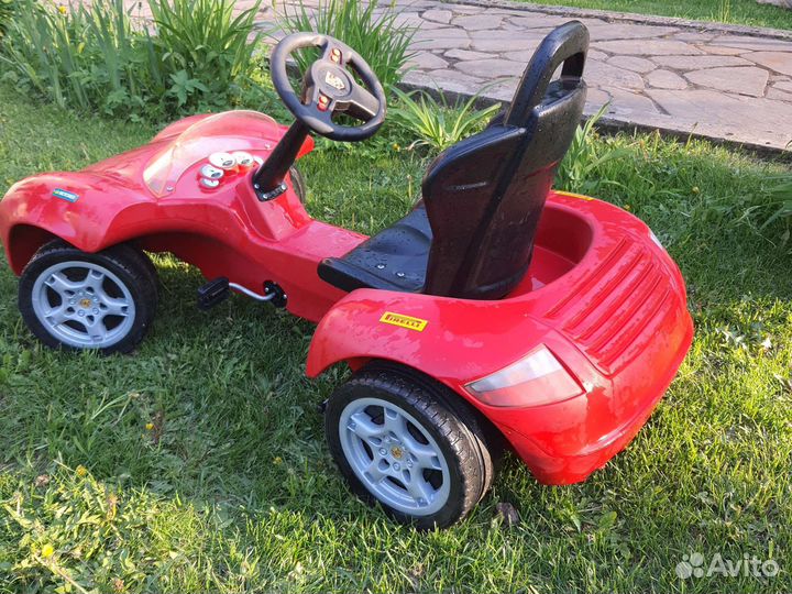 Веломобиль педальная машина Porsche