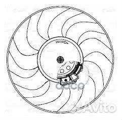 Вентилятор радиатора LADA 2190 Гранта (15) (бе