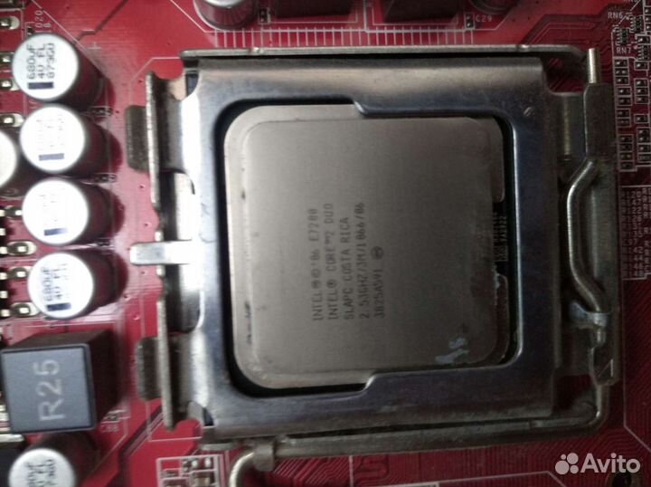 Процессор intel core 2 duo e7200. Socket LGA775