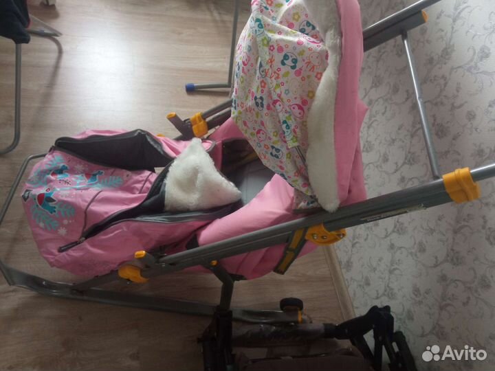 Детские зимние санки