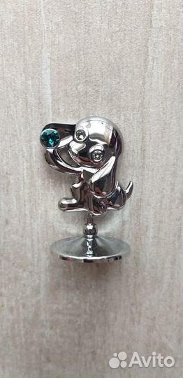 Сувенир Собачка с кристаллами Swarovski