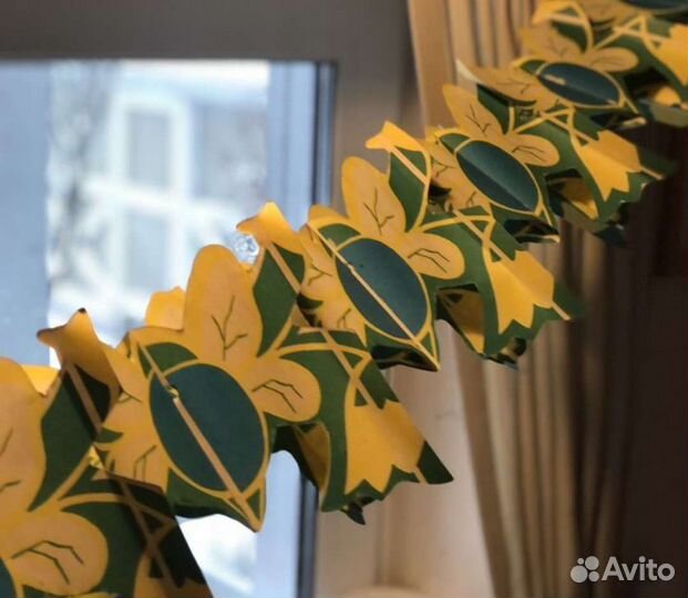 Гирлянда бумажная СССР