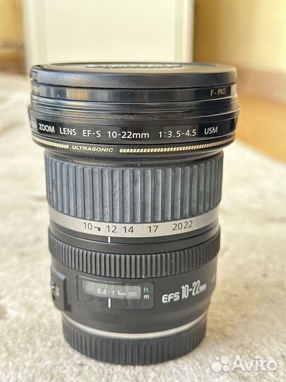 Объективы Cannon EF-S 17-55, 10-22
