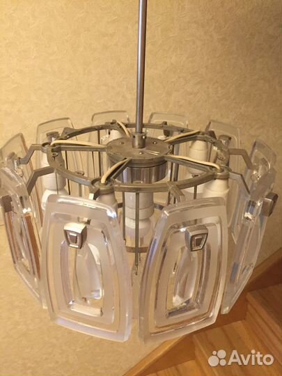 Люстра хрусталь винтаж СССР(6 ламп)