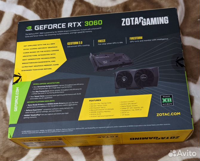 Zotac gaming GeForce RTX 3060 Twin Edge OC 12Gb