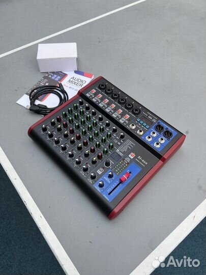 Микшерный пульт 8 каналов FX + USB + bluetooth