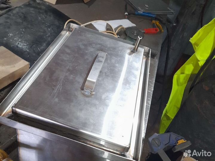 Коптильня горячего копчения из нержавейки