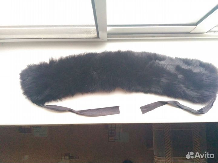 Меховой воротник песец (две шт)