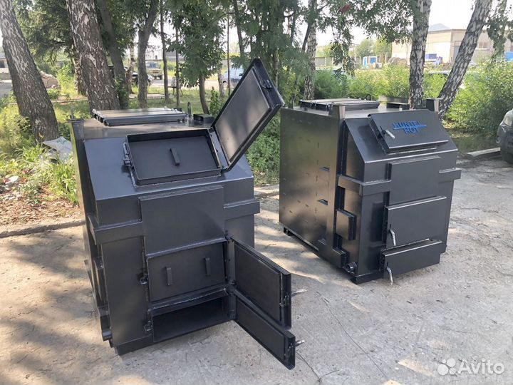 Твердотопливный котёл длительного горения