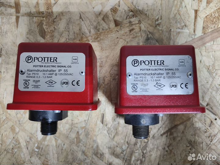 Сигнализатор давления Potter PS 10