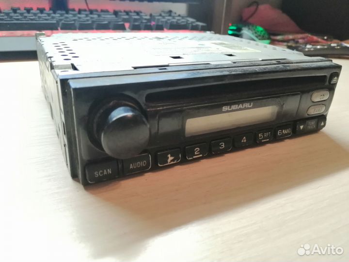 Магнитола subaru forester sg5 оригинал Б/У, 1Din