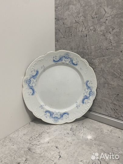 Тарелка кузнецовский фарфор