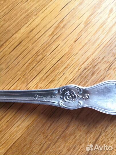 Мельхиоровая столовая ложка