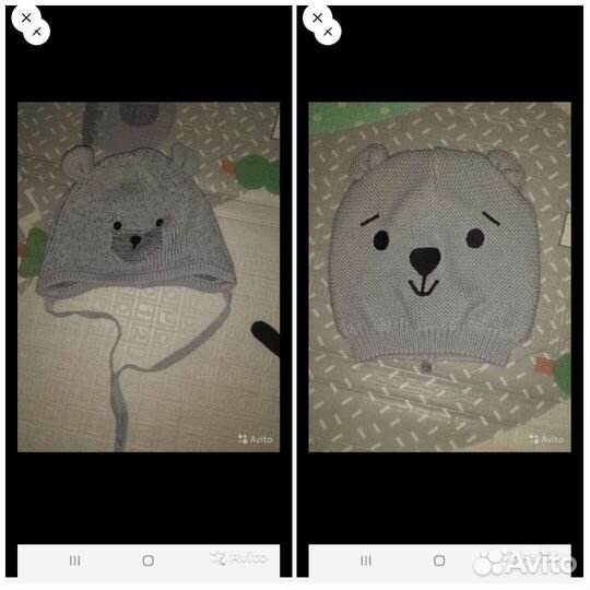 Шапка детская от 0 до 24 мес новые и бу