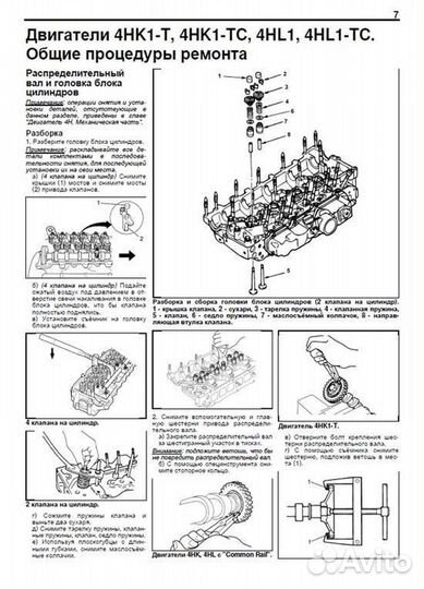 Книга: Двигатели isuzu (6HK1-TC / 6HL1 / 6HH1 / 4