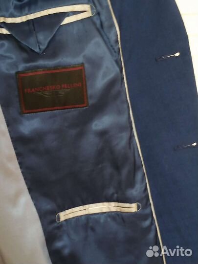 Костюм(пиджак +брюки) на подростка, размер 176