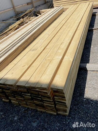 Доска обрезная 50х100х6000мм 1 сорт ГОСТ