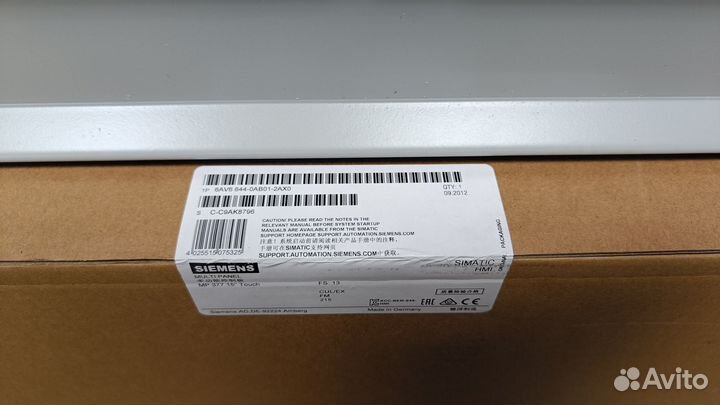 6AV6644-0AB01-2AX0 Панель оператора MP 377 15 дюйм