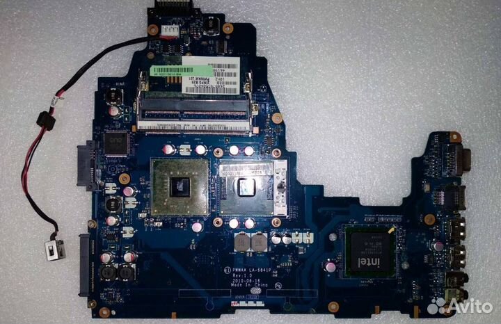 Исправная системная плата toshiba C660-1PM