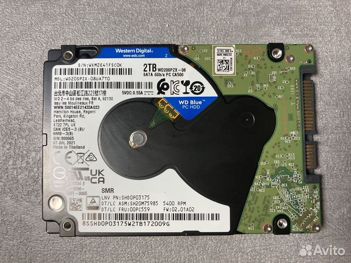 Жесткий диск 2,5