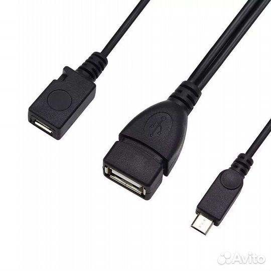 Переходник USB OTG microUSB