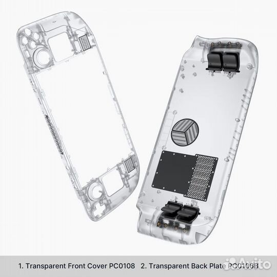 Jsaux Front Cover and Back Plate Steam Deck