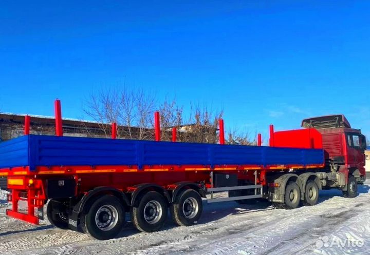 Полуприцеп бортовой Политранс ТСП 94171, 2023