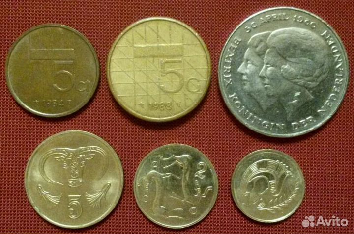 Монеты стран Западной Европы