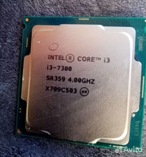 Процессор intel core i3-7300