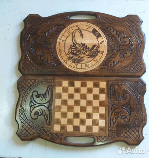 Нарды ручной работы резные