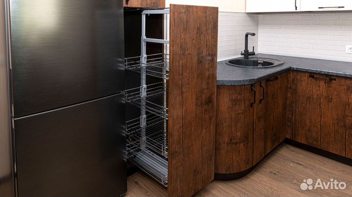 Кухня Бэла угловая и прямая