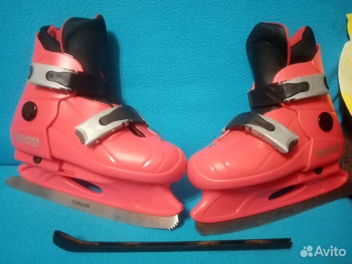 Коньки фигурные, раздвижные pengvin с 29 по 32 р-р