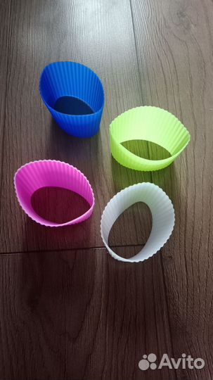 Манжеты силиконовые для стаканов под горячее