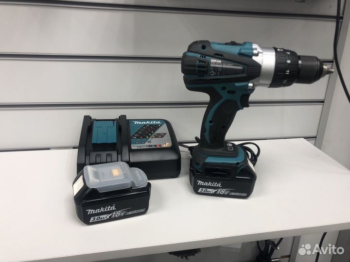 Дрель шуруповерт makita DDF458