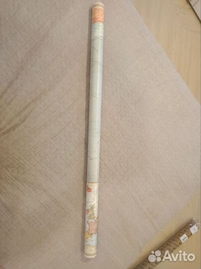 Настенная политическая карта мира 202х143