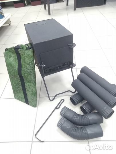 Печь дровяная для палатки доставка Кемерово
