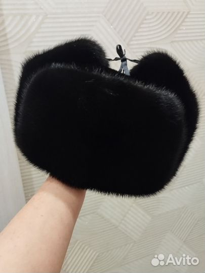 Норковая шапка мужская новая 56-58