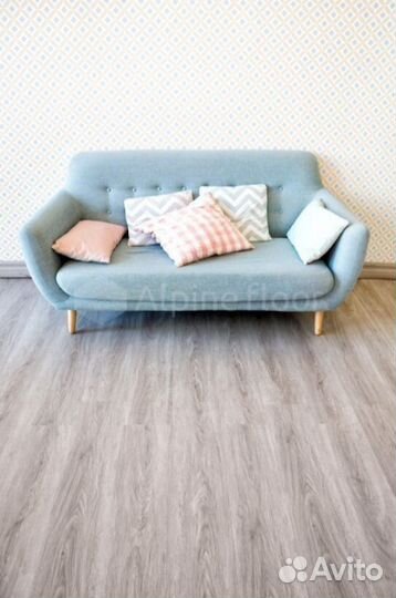 Alpine floor LVT Easy Line дуб кофейный ECO 3-15