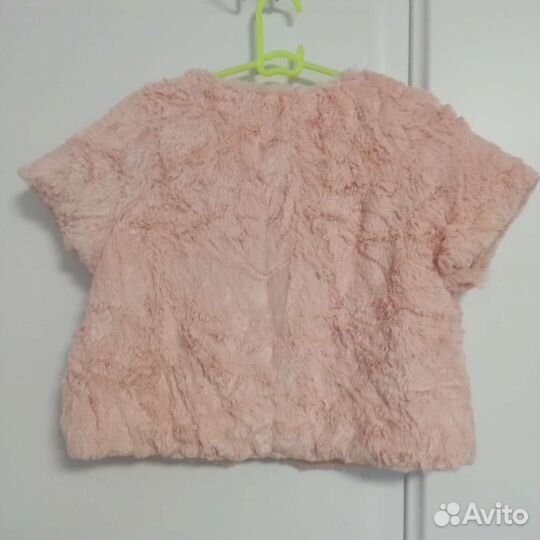 Шубка-накидка для девочки р-р 122