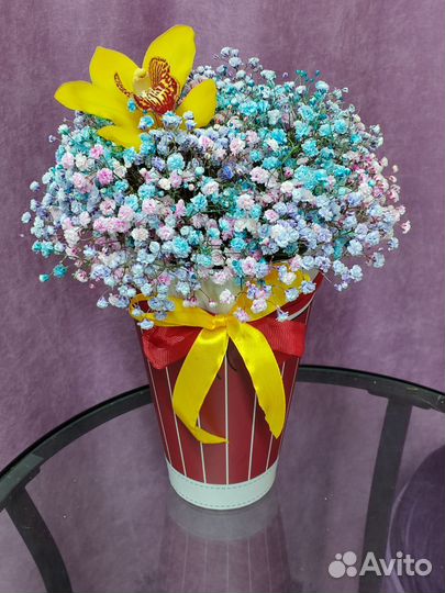 Букет из гипсофилы доставка цветов уренгой