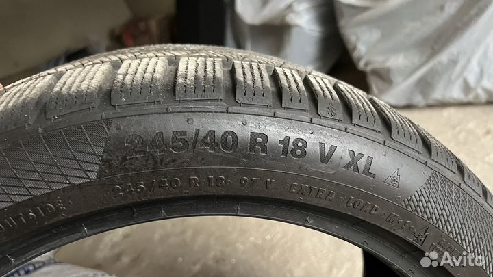Continental WinterContact TS 850 P 245/40 R18 и 265/35 R18