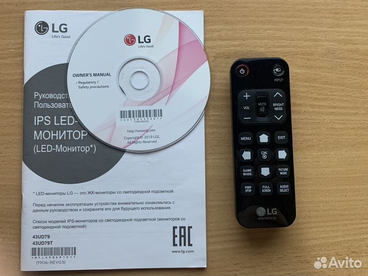 Монитор LG 43UD79-B