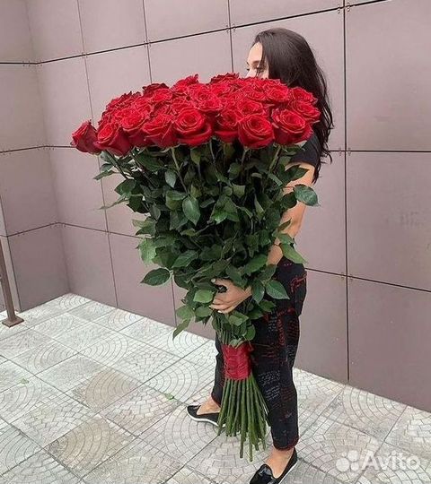 Высокие розы Букеты с доставкой