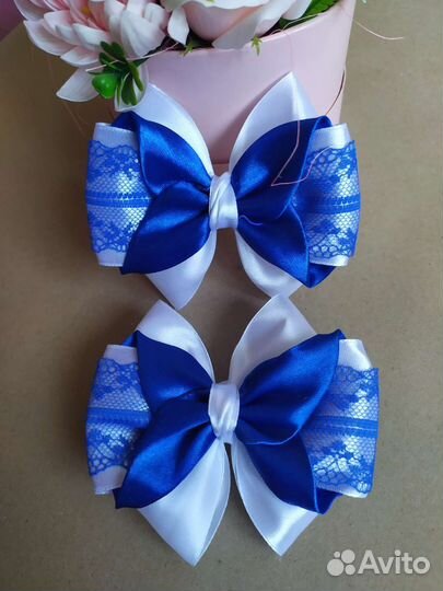 Школьный бант резинка для девочек